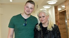 Monika tiková a Petr Binias (Praha, Voayer Gallery. 5. dubna 2019)