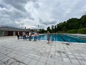 Nově zrekonstruovaný areál koupaliště Petynka