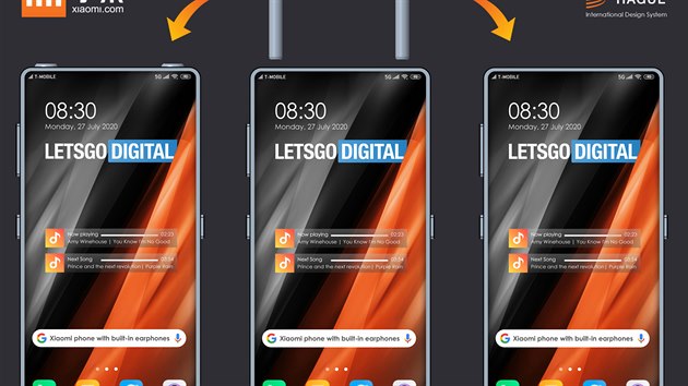Xiaomi si patentovalo smartphone s integrovanmi bezdrtovmi sluchtky