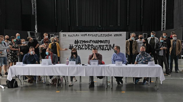 Umlci z Ostravska a okol vytvoili iniciativu Kultura v Moravskoslezskm kraji, kter m za cl nastavit jasn pravidla a chystaj podn aloby. Oznmili to na tern tiskov konferenci. (ervenec 2020).