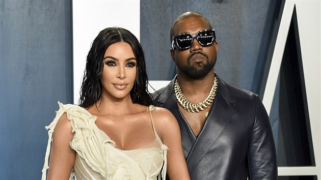 Kim Kardashianov a Kanye West (Los Angeles, 9. nora 2020)