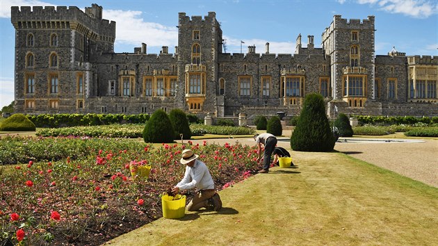 Hrad Windsor, jedno ze sídel britské královské rodiny a současně oblíbený... Hrad Windsor, jedno ze sídel britské královské rodiny a současně oblíbený...