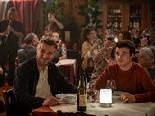 Otec (Liam Neeson) a syn (Micheál Richardson) ve filmu i v reálu