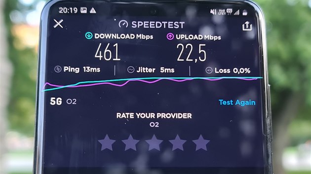 Test 5G st opertora O2 a kompatibility s jednotlivmi telefony