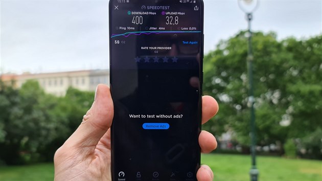 Test 5G st opertora O2 a kompatibility s jednotlivmi telefony