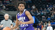 Jerrick Harding v dresu Weber State Wildcats. Jerrick Harding v dresu Weber State Wildcats.