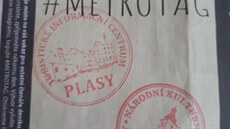 Marie Kocourková vzala Metro do klátera Plasy.
