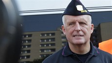 Šéf moravskoslezských hasičů Vladimír Vlček po tragickém požáru v bohumínském... Šéf moravskoslezských hasičů Vladimír Vlček po tragickém požáru v bohumínském...