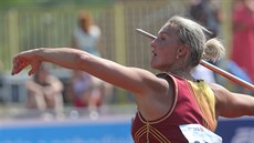Barbora potáková na eském ampionátu atlet v Plzni.