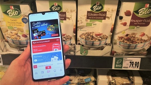 Obchodn etzec Kaufland pichz s novou aplikac, kter umon samoobslun nakupovn