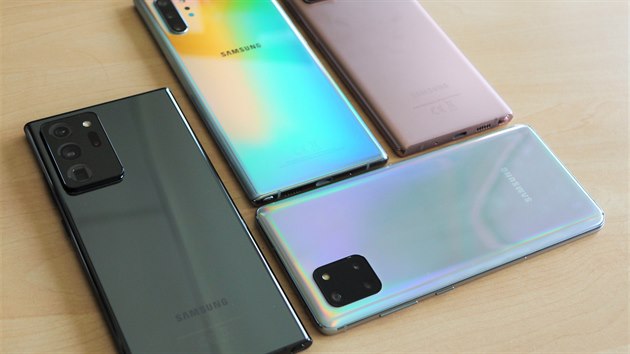 Aktuln sestava ady Galaxy Note (2020)