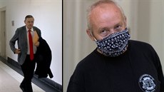 Předseda odvolacího senátu Zdeněk Sovák (vlevo) a obžalovaný Václav Klestil (na... Předseda odvolacího senátu Zdeněk Sovák (vlevo) a obžalovaný Václav Klestil (na...