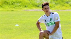 Tomáš Ostrák v dresu Karviné. Tomáš Ostrák v dresu Karviné.