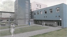 Plánovaná podoba interního pavilonu nemocnice v Uherském Hradišti po... Plánovaná podoba interního pavilonu nemocnice v Uherském Hradišti po...