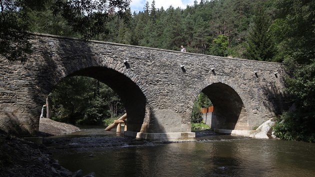 Historick most v Rabtejn nad Stelou na Plzesku. (19. srpna 2020)