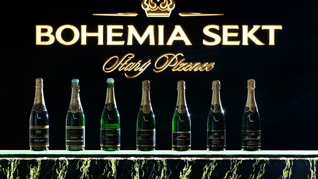 Varianty lahv Bohemia Sekt za poslednch 50 let