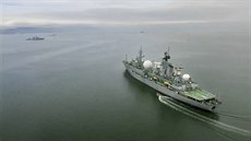 Záběry ruských námořních manévrů u břehů Čukotky. (28. srpna 2020) Záběry ruských námořních manévrů u břehů Čukotky. (28. srpna 2020)