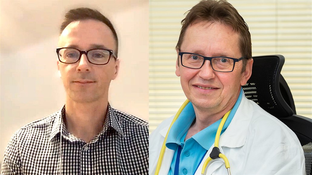 Moderátor Vladimír Vokál vyzpovídá v úterním Rozstřelu vakcinologa Romana... Moderátor Vladimír Vokál vyzpovídá v úterním Rozstřelu vakcinologa Romana...