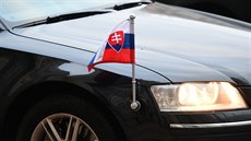 Vozidlo slovenské ambasády v Moskvě Vozidlo slovenské ambasády v Moskvě