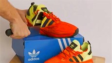 Cukráři z Velké Británie vytvořili dort ve tvaru sportovní obuvi Adidas. Cukráři z Velké Británie vytvořili dort ve tvaru sportovní obuvi Adidas.