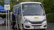 Krátký typ autobusu určený do špatně průjezdných míst bude v Plzni nově... Krátký typ autobusu určený do špatně průjezdných míst bude v Plzni nově...