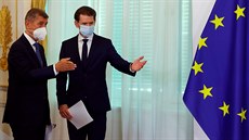 Premiér Andrej Babi se ve Vídni setkal se slovenským kolegou Igorem Matoviem...
