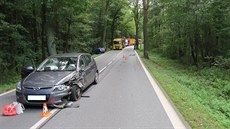 Řidička kýchla, vjela autem do protisměru a narazila do fabie, která pak... Řidička kýchla, vjela autem do protisměru a narazila do fabie, která pak...
