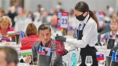 Na brněnském výstavišti začala 4. září 2020 putovní mezinárodní vinařská soutěž... Na brněnském výstavišti začala 4. září 2020 putovní mezinárodní vinařská soutěž...