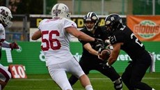 Ladislav Jenšík (21) a Jan Bláha (18) z Ústí nad Labem Blades v zápase s Přerov... Ladislav Jenšík (21) a Jan Bláha (18) z Ústí nad Labem Blades v zápase s Přerov...
