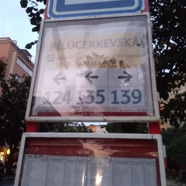 Ulice 28. pluku, zastávka Bělocerkevská