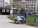 Muzeum hl. města Praha je zavřeno, ale v jeho okolí to „žije“. Muzeum hl. města Praha je zavřeno, ale v jeho okolí to „žije“.