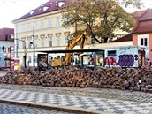 Od neděle do dnešního dne probíhala výměna opotřebených kolejnic. Chuť...