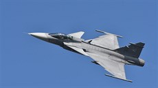 Dny NATO v Ostrav. Letoun JAS-39 Gripen maarského letectva