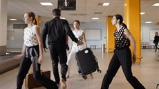 Brněnský balet to rozbalil na letišti Brněnský balet to rozbalil na letišti