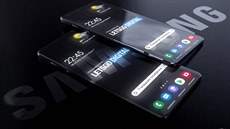 Koncept prhledného smartphonu Samsung