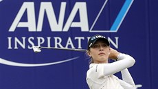 Nelly Kordová v prvním kole majoru ANA Inspiration v Rancho Mirage. Nelly Kordová v prvním kole majoru ANA Inspiration v Rancho Mirage.