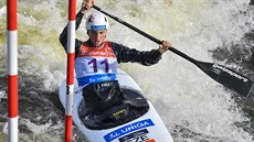 Česká kanoistka Gabriela Satková se stala na trojském v Praze kanále mistryní... Česká kanoistka Gabriela Satková se stala na trojském v Praze kanále mistryní...