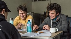 Saša a Václav Rašilovovi při zkouškách Mého boje v MeetFactory Saša a Václav Rašilovovi při zkouškách Mého boje v MeetFactory