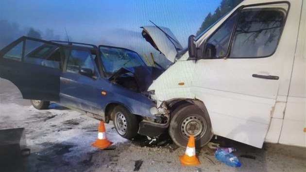 Nehoda se stala v úterý kolem půl osmé ráno.