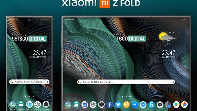 Xiaomi si nechalo patentovat skldac smartphone s obm vnitnm displejem.