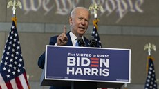 Demokratický kandidát na prezidenta Joe Biden řeční ve Filadelfii (20. září... Demokratický kandidát na prezidenta Joe Biden řeční ve Filadelfii (20. září...