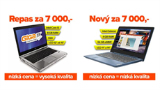 K čemu nový, když už zítra bude použitý? Volte repas notebook. K čemu nový, když už zítra bude použitý? Volte repas notebook.