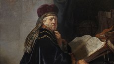 UČENEC VE STUDOVNĚ. Dominantou výstavy je jediný Rembrandtův obraz v českých... UČENEC VE STUDOVNĚ. Dominantou výstavy je jediný Rembrandtův obraz v českých...