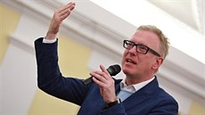 Polský novinář a spisovatel Mariusz Szczygieł Polský novinář a spisovatel Mariusz Szczygieł