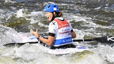 Kajakáka Amálie Hilgertová vybojovala na ME ve vodním slalomu v Praze bronz.