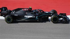 Valtteri Bottas z Mercedesu během tréninku na Velkou cenu Ruska F1. Valtteri Bottas z Mercedesu během tréninku na Velkou cenu Ruska F1.