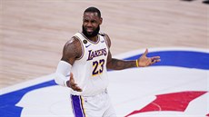 LeBron James z LA Lakers je rozladěný. LeBron James z LA Lakers je rozladěný.