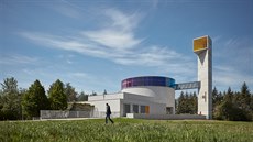 Futuristický kostel odrážející nebe vyrostl na brněnském sídlišti Lesná v ulici... Futuristický kostel odrážející nebe vyrostl na brněnském sídlišti Lesná v ulici...