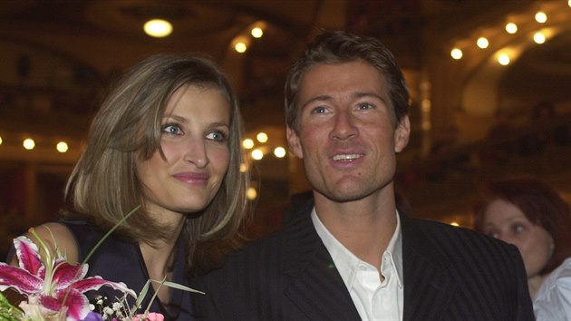 Tereza Maxov a jej prvn manel Frederik Fetterlein (23. nora 2001)