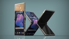Možná podoba skládacího smartphonu od HTC Možná podoba skládacího smartphonu od HTC